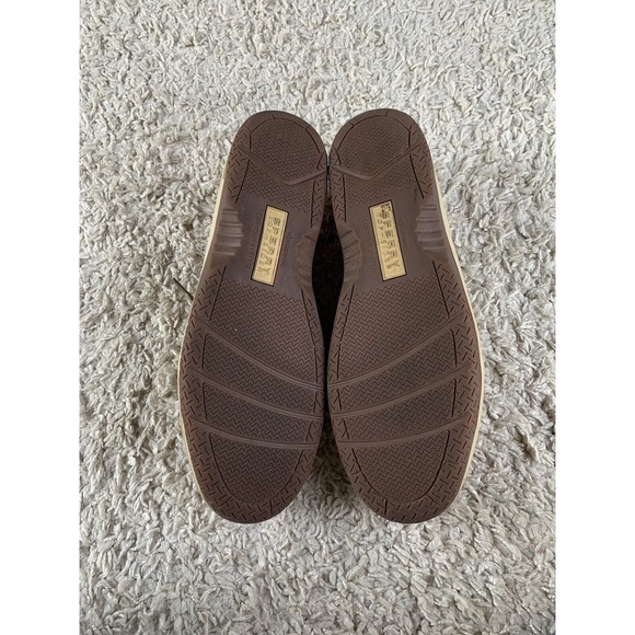Sperry Billfish 3 Eye Boat Shoe Tan Brown Leather Casual Slip On 0799023 Mens 13 - Picture 10 of 10